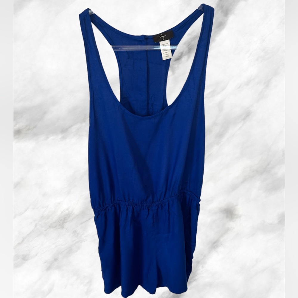 Aqua Royal Blue Romper